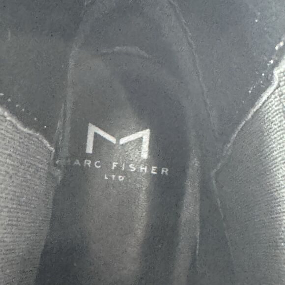 Marc Fisher LTD Morgan Leather Lug-Sole Chelsea Booties Boots Women’s 9.5M - Picture 7 of 10